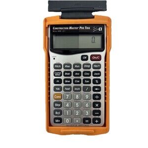 Calculated Industries Construction Master Pro Model 4080 v3.1 Calculator Working